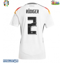 Tyskland Antonio Rudiger #2 Hjemmedrakt Dame EM 2024 Kortermet